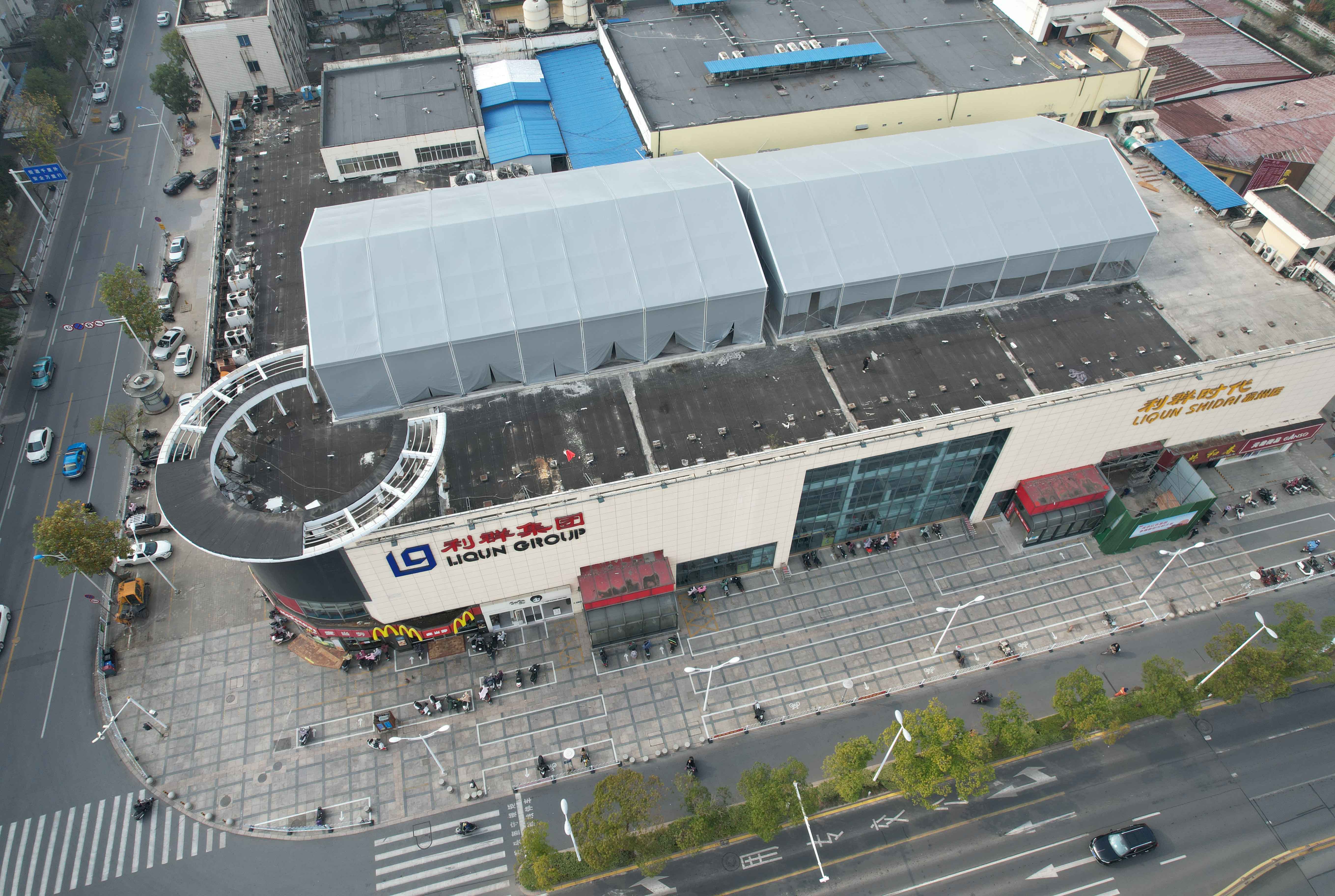 img of 揚州20米樓頂籃球篷房